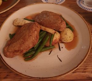 Vegan Sunday toast at Prince Llewelyn Hotel in Beddgelert