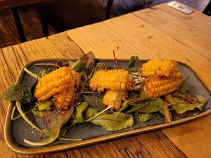 Salt & Chilli Corn Ribs at Prince Llewelyn Hotel in Beddgelert