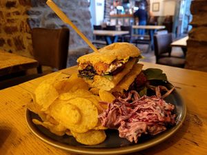 Shicken Tikka & Mayo Ciabatta at Prince Llewelyn Hotel in Beddgelert