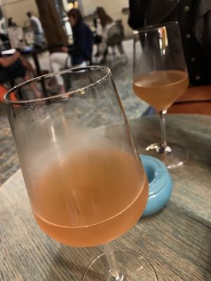 Local Orange wine   at La Garrina Natural Wine Bar in Girona