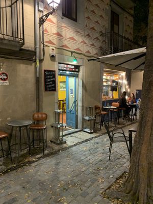 Exterior   at La Garrina Natural Wine Bar in Girona