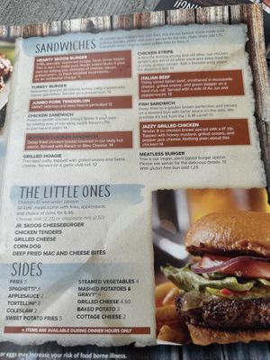 Only vegan entree on menu   at Skoog's Pub & Grill in Utica