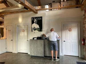 Interior- bathrooms  at ETalian in Chagrin Falls