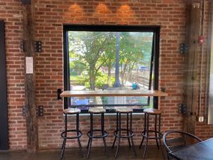 Interior seating at ETalian in Chagrin Falls