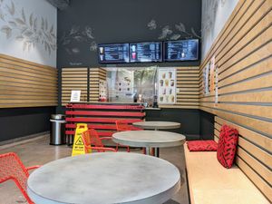 Spartan but comfy. at Gong Cha in Austin