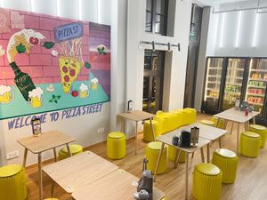 Interior. at Pizza Street - Yangpu in Shanghai