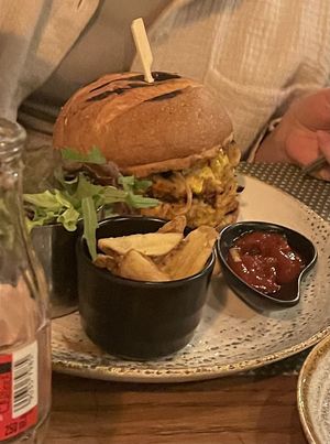 Veggie burger   at Ružmarin in Opatija