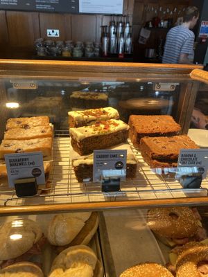 Vegan cakes  at 200 Degrees Coffee in Manchester