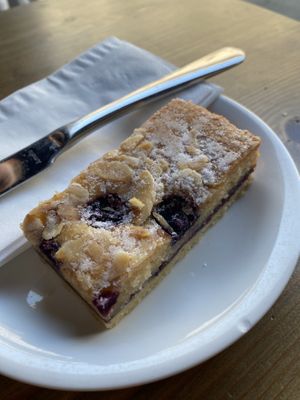 Blueberry Bakewell  at 200 Degrees Coffee in Manchester