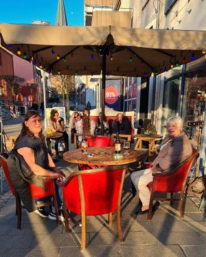 A moment outside... at Caféteket in Slagelse