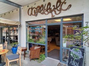 Entrance at Caféteket in Slagelse