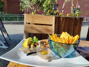 ...with sides :) at Caféteket in Slagelse