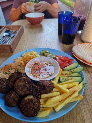 Falafel on the plate (600 g) at Beten Gav in Minsk