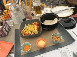 Tofu fajita  at Majestic in Crete