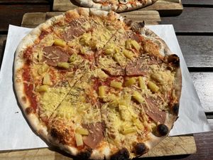 Hawaii pizza  at Pikante in Berlin