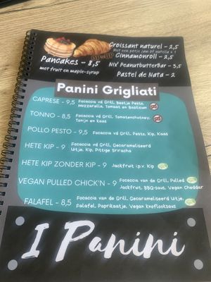 Menu  at 'Ccino Caffetteria Paninoteca in Brielle