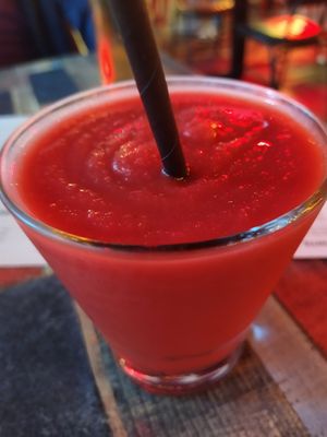 Strawberry daiquiri at Salerno Pizza in Edinburgh