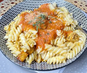   at Pimpinelas Coffe Shop Vegetariano in Santa Cruz Madeira