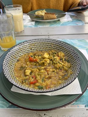   at Pimpinelas Coffe Shop Vegetariano in Santa Cruz Madeira