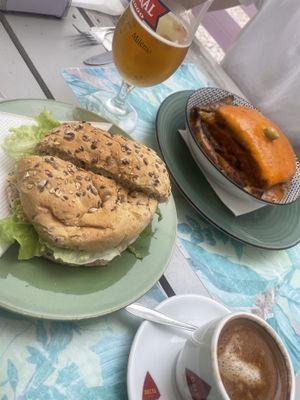   at Pimpinelas Coffe Shop Vegetariano in Santa Cruz Madeira