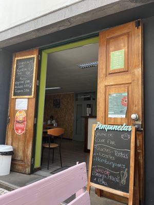   at Pimpinelas Coffe Shop Vegetariano in Santa Cruz Madeira