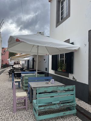   at Pimpinelas Coffe Shop Vegetariano in Santa Cruz Madeira