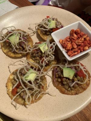 Tostones at La Kombucheria in Merida