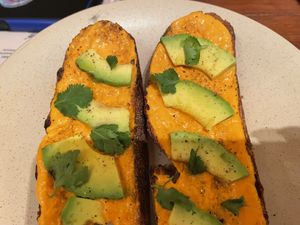 Tumaca bread  at La Kombucheria in Merida