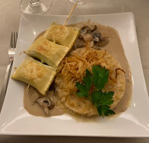 Schwäbisch Vegan 🌱 🥰  at Restaurant Knoblauch in Friedrichshafen