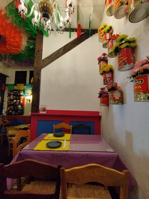 Fun decor at La Cantina Mexicana in Sevilla