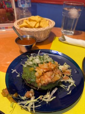Huarache at La Cantina Mexicana in Sevilla