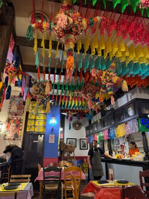 Interior at La Cantina Mexicana in Sevilla