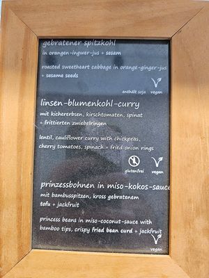 Everything described in great detail at Sattgrün - Flingern in Dusseldorf