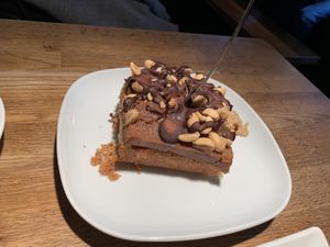 Cake - proper portion  at Sattgrün - Flingern in Dusseldorf