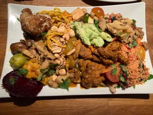 Pay by plate size at Sattgrün - Flingern in Dusseldorf