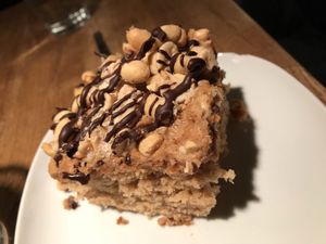 Peanutchoc cake at Sattgrün - Flingern in Dusseldorf