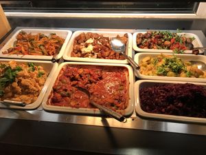 The dishes at Sattgrün - Flingern in Dusseldorf