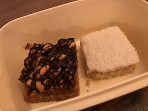 Peanutchoc and coconut at Sattgrün - Flingern in Dusseldorf