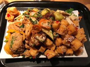 Middle sized plate 😊 at Sattgrün - Flingern in Dusseldorf