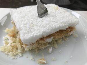 Cocos cake at Sattgrün - Flingern in Dusseldorf