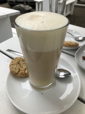 Chai latte at Sattgrün - Flingern in Dusseldorf