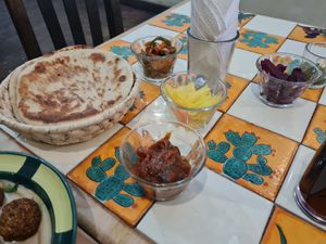 Delicious pita bread at Cactus in San Cristobal De Las Casas