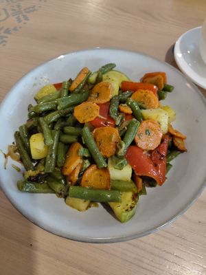 Very tasty "warm salad." at La Placinte - Ла Плэчинте in Chisinau