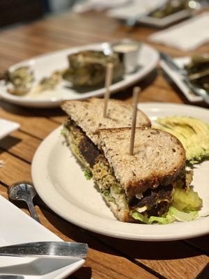 Veggie Burger at Christopher's Kitchen in Palm Beach Gardens