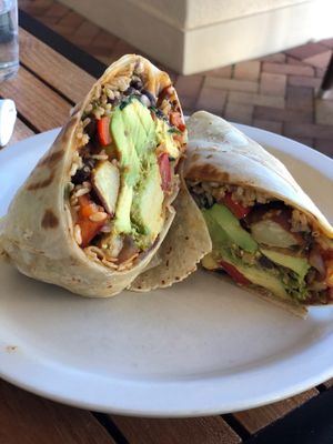 Best vegan spot around. Rivals anything on the west coast. Wonderful setting, delicious brunch. Fantastic service. Wish I lived nearby. I’d be a regular! Breakfast burrito was 10 at Christopher's Kitchen in Palm Beach Gardens