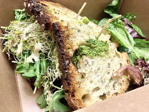 Vegan sandwich  at Christopher's Kitchen in Palm Beach Gardens