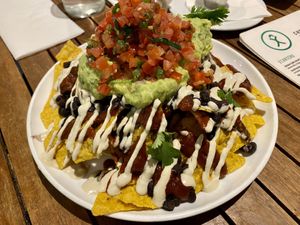 Stacked nachos  at Christopher's Kitchen in Palm Beach Gardens