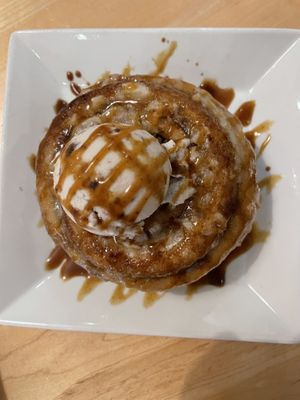 Cinnamon roll   at Christopher's Kitchen in Palm Beach Gardens