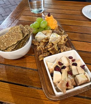 Cheese board  at Christopher's Kitchen in Palm Beach Gardens