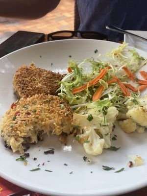 Crab cakes   at Christopher's Kitchen in Palm Beach Gardens